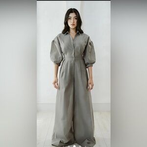 Chic Women's Gray Jumpsuit